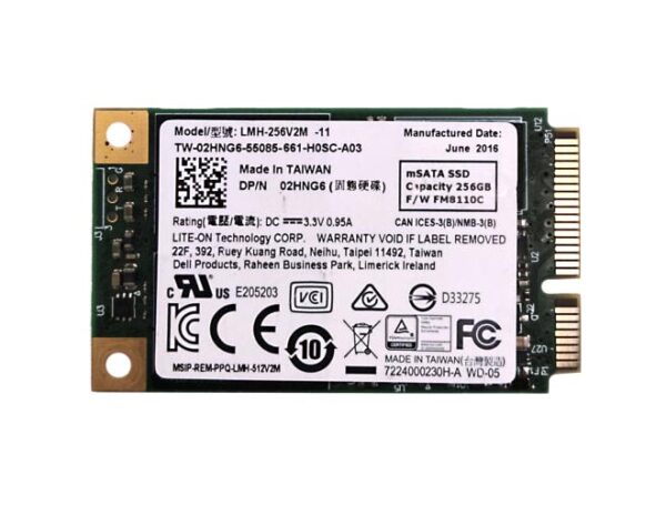 LMH-256V2M - Lite-On ZETA Series 256GB Multi-Level Cell SATA 6Gb/s Mainstream mSATA Solid State Drive