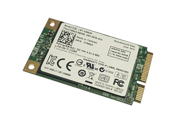 LMT64M6M - Lite-On M6M Series 64GB Multi-Level Cell SATA 6Gb/s mSATA Solid State Drive