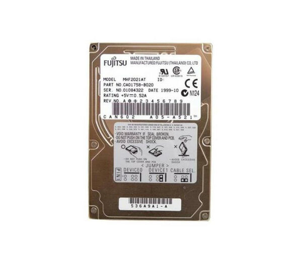 MHF2021AT - Fujitsu 2GB 4200RPM IDE 2.5-Inch Hard Drive