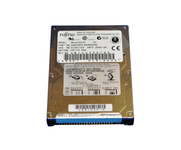 MHJ2181AT - Fujitsu 18GB 4200RPM ATA-66 2.5-inch Hard Drive