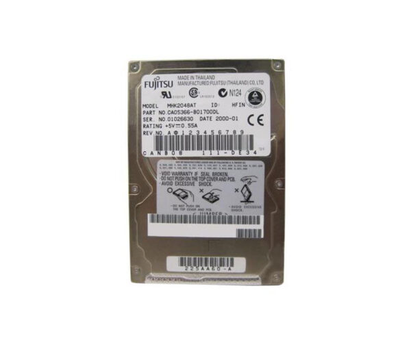 MHK2048AT - Fujitsu 4GB 4200RPM ATA-33 2.5-inch Hard Drive