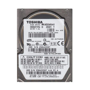 MK-6026GAX - Toshiba 60GB 5400RPM IDE Ultra ATA/100 (ATA-6) 2.5-Inch Hard Drive
