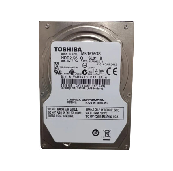 MK1676GS - Toshiba 160GB 5400RPM SATA 3Gb/s 8MB Cache 2.5-Inch Hard Drive