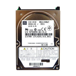 MK2109MAT - Toshiba 2.1GB 4200RPM IDE Ultra ATA/33 (ATA-4) Slimline 2.5-Inch Hard Drive
