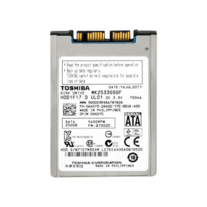 MK2533GSGF - Toshiba 250GB 5400RPM SATA 3Gb/s 16MB Cache 1.8-Inch Hard Drive