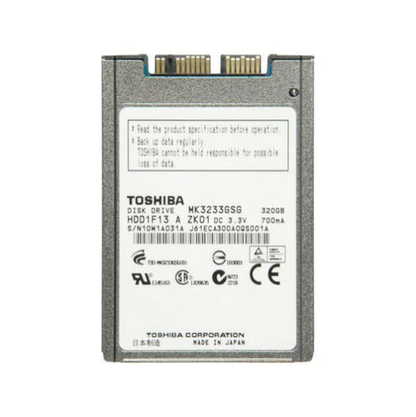 MK3233GSG - Toshiba 320GB 5400RPM SATA 3Gb/s 16MB Cache 1.8-Inch Hard Drive