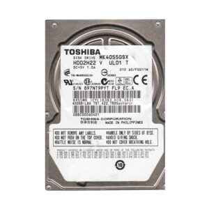 MK4055GSXF - Toshiba 400GB 5400RPM SATA 3Gb/s 2.5-Inch Hard Drive