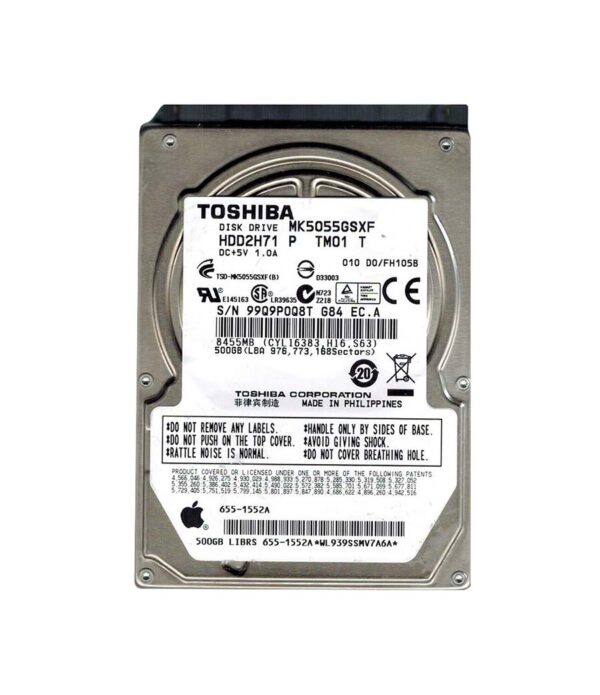 MK5055GSXF-PCB - Toshiba 500GB SATA 2.5-Inch Hard Drive