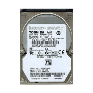 MK5061GSY - Toshiba 500GB 7200RPM SATA 3Gb/s 16MB Cache 2.5-Inch Hard Drive