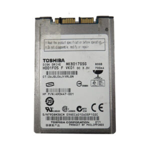 MK8017GSG - Toshiba 80GB 5400RPM SATA 1.5Gb/s 8MB Cache 1.8-Inch Hard Drive