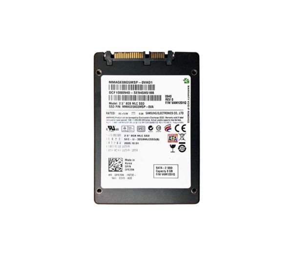 MMAGE08G5MSP-0VA - Samsung 8GB Multi-Level Cell SATA 3Gb/s 2.5-Inch Solid State Drive