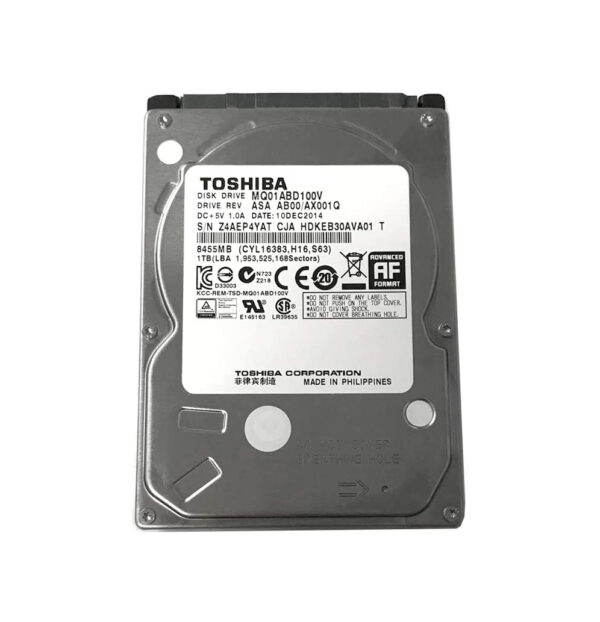 MQ01ABD100V - Toshiba MQ01ABD-V Series 1TB 5400RPM SATA 3Gb/s 8MB Cache 2.5-Inch Hard Drive