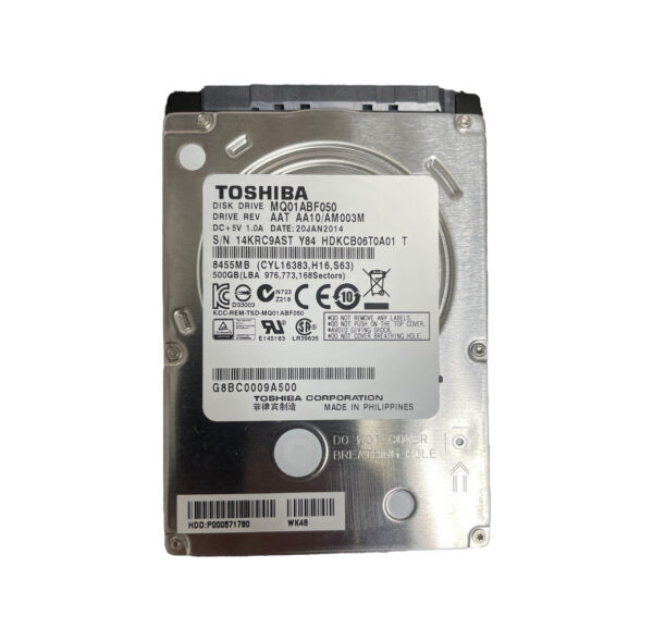 MQ01ABF075 - Toshiba MQ01ABF Series 750GB 5400RPM SATA 6Gb/s 8MB Cache 2.5-Inch Hard Drive