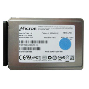 MTFDDAA064MAM - Micron RealSSD C400 Series 64GB Multi-Level Cell SATA 6Gb/s NAND Flash 1.8-Inch Solid State Drive