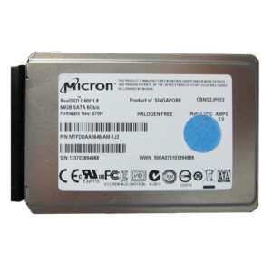 MTFDDAA064MAM1J2 - Micron RealSSD C400 Series 64GB Multi-Level Cell SATA 6Gb/s NAND Flash 1.8-Inch Solid State Drive