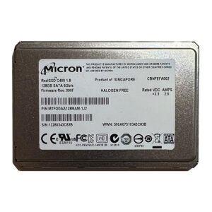 MTFDDAA128MAM-1J2 - Micron RealSSD C400 128GB Multi-Level Cell SATA 6Gb/s uSATA 1.8-Inch Solid State Drive
