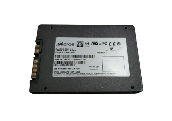 MTFDDAC128MAG - Micron RealSSD C300 128GB Multi-Level Cell SATA 6Gb/s 2.5-Inch Solid State Drive