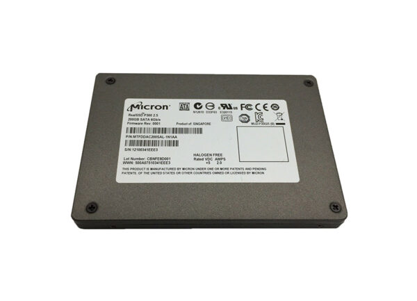 MTFDDAC200SAL1N1 - Micron RealSSD P300 200GB Single-Level Cell SAS 12Gb/s 2.5-Inch Solid State Drive