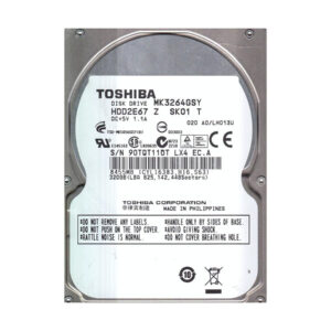 MX3264GSY - Toshiba 320GB 7200RPM SATA 3Gb/s 16MB Cache 2.5-Inch Hard Drive