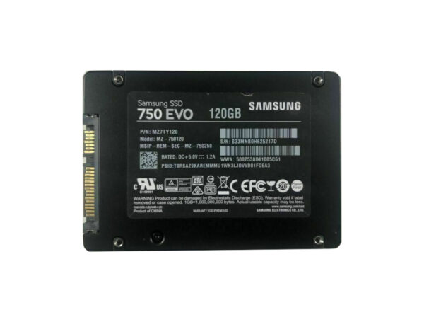 MZ-750120 - Samsung 750 EVO Series 120GB Triple-Level Cell SATA 6Gb/s 2.5-Inch Solid State Drive