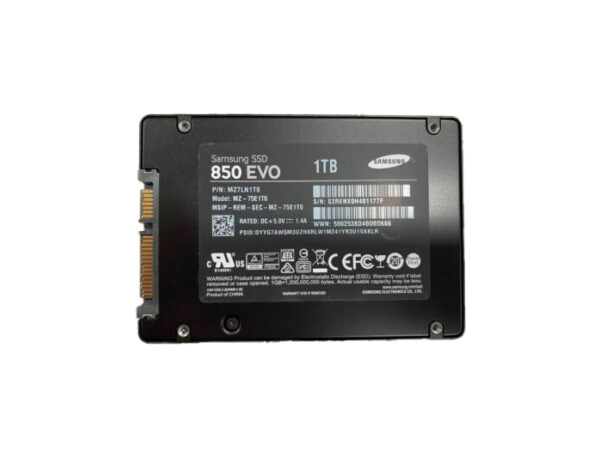 MZ-75E1T0 - Samsung 850 EVO Series 1TB Triple-Level-Cell SATA 6Gb/s 2.5-Inch Solid State Drive