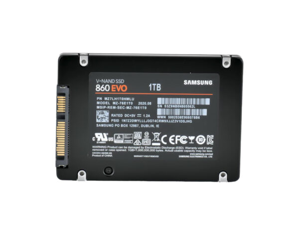 MZ-76E1T0 - Samsung 860 EVO Series 1TB Multi-Level-Cell SATA 6Gb/s 2.5-Inch Solid State Drive