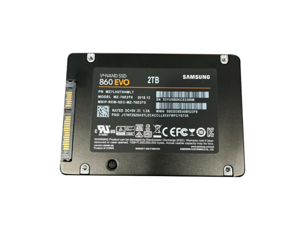 MZ-76E2T0E - Samsung 860 EVO Series 2TB Multi-Level Cell SATA 6Gb/s 2.5-Inch Solid State Drive