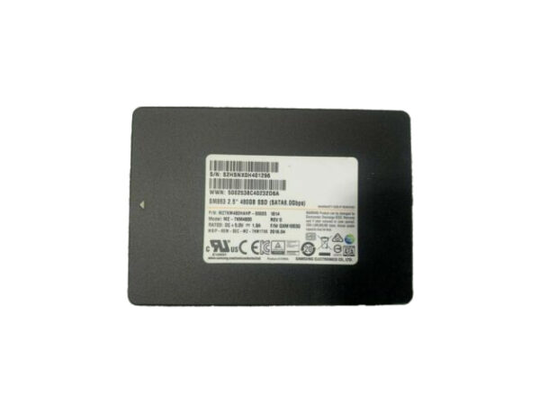 MZ-7KM4800 - Samsung SM863 Series 480GB Multi-Level Cell SATA 6Gb/s 2.5-Inch Solid State Drive