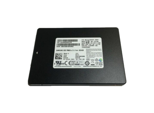 MZ-7LE1T0D - Samsung PM851a 1TB Triple-Level-Cell SATA 6Gb/s 2.5-Inch Solid State Drive