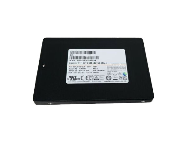 MZ-7LM1T90 - Samsung PM863 Series 1.92TB Triple-Level Cell SATA 6Gb/s Read Intensive 2.5-Inch Solid State Drive