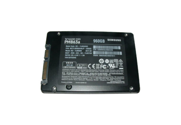 MZ-7LM960NE - Samsung PM863 Series 480GB Triple-Level Cell SATA 6Gb/s Read Intensive 2.5-Inch Solid State Drive