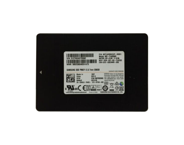 MZ-7LN256D - Samsung PM871 Series 256GB Triple-Level Cell SATA 6Gb/s Mainstream Endurance 2.5-Inch Solid State Drive
