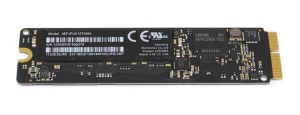 MZ-JPU512T/0A6 - Samsung Multi-Level-Cell PCI Express 3.0 x4 512GB Cache M.2 2280 Solid State Drive for MacBook Pro Air 2013/2015