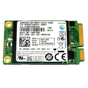 MZ-MPD128D - Samsung SM841 Series 128GB Multi-Level Cell SATA 6Gb/s mSATA 1.8-Inch Solid State Drive