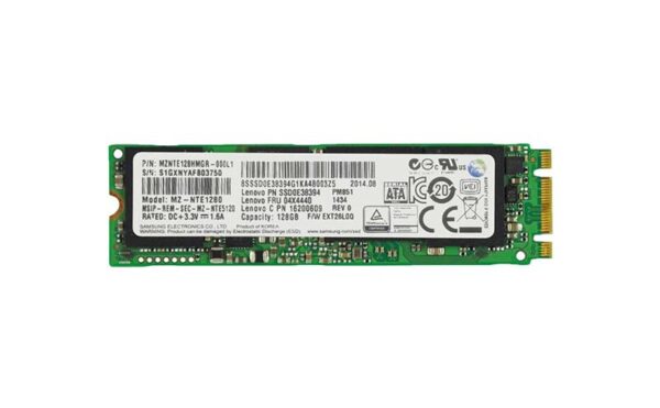 MZ-NTE1280 - Samsung PM851 128GB Triple-Level-Cell SATA 6Gb/s M.2 2280 Solid State