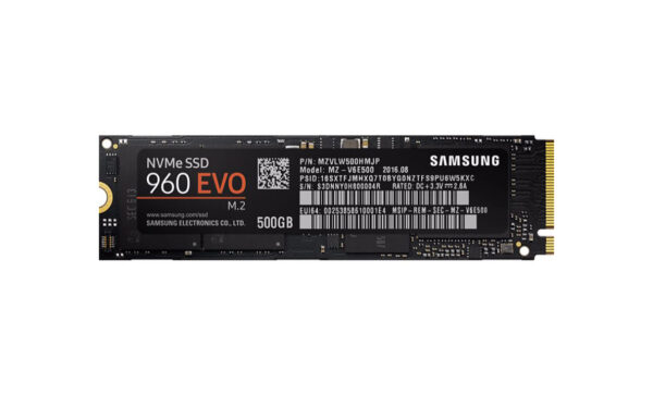 MZ-V6E500 - Samsung 960 EVO Series 500GB Triple-Level Cell PCI Express NVMe 3.0 x4 M.2 2280 Solid State Drive