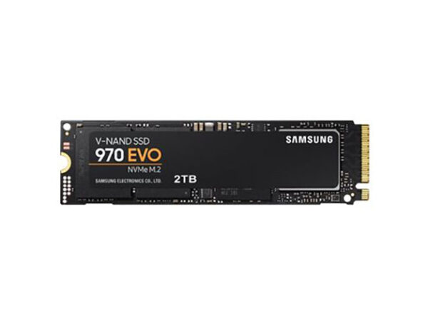 MZ-V7E2T0E - Samsung 970 EVO Series 2TB Multi-Level-Cell PCI Express NVMe 3.0 x4 M.2 2280 Solid State Drive
