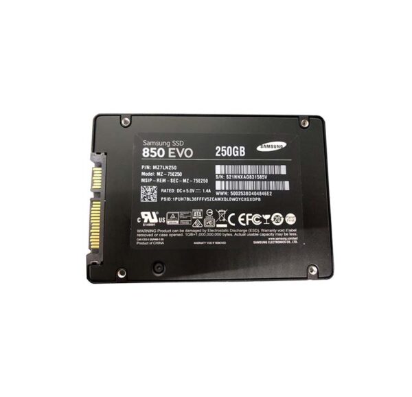 MZ7LN250 - Samsung 850 EVO Series 250GB Triple-Level Cell SATA 6Gb/s 2.5-Inch Solid State Drive