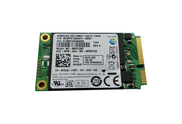 MZMPD128HAFV - Samsung SM841 Series 128GB Multi-Level Cell SATA 6Gb/s mSATA 1.8-Inch Solid State Drive
