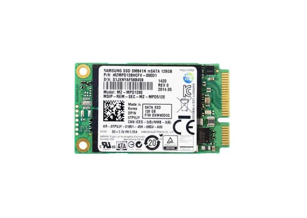 MZMPD128HCFV-000D1 - Samsung SM841n Series 128GB Multi-Level Cell SATA 6Gb/s mSATA Solid State Drive
