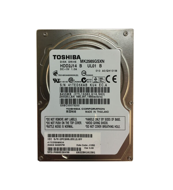 P000530490 - Toshiba 250GB 5400RPM SATA 3Gb/s 8MB Cache 2.5-Inch Hard Drive