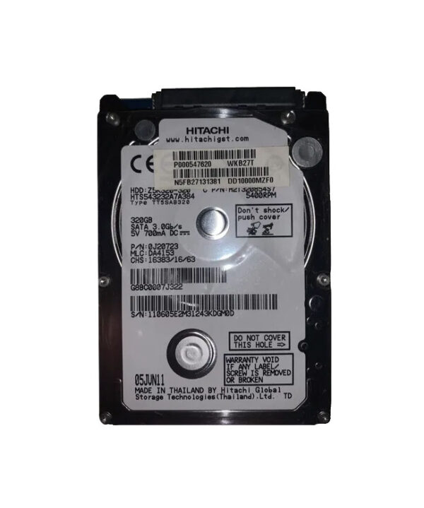 P000547620 - Toshiba 320GB 5400RPM SATA 3Gb/s 8MB Cache 2.5-Inch Hard Drive