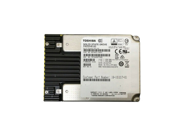 PX05SVB160 - Toshiba 1.6TB Multi-Level Cell SAS 12Gb/s Mixed Use 2.5-Inch Enterprise Solid State Drive
