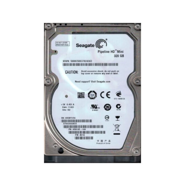 ST9320328CS - Seagate Pipeline HD 320GB 5400RPM SATA 3Gb/s 8MB 2.5-inch Hard Drive